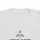 Personalized Name and Number Toddler's Fine Jersey Tee